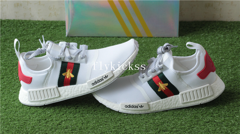 Real Boost Adidas NMD R1 X GC Bee White